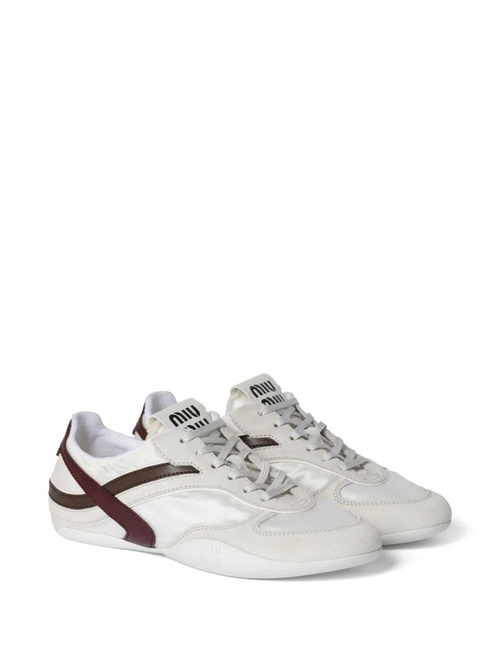 MIU MIU Technical Fabric and Suede Sneaker for Women
