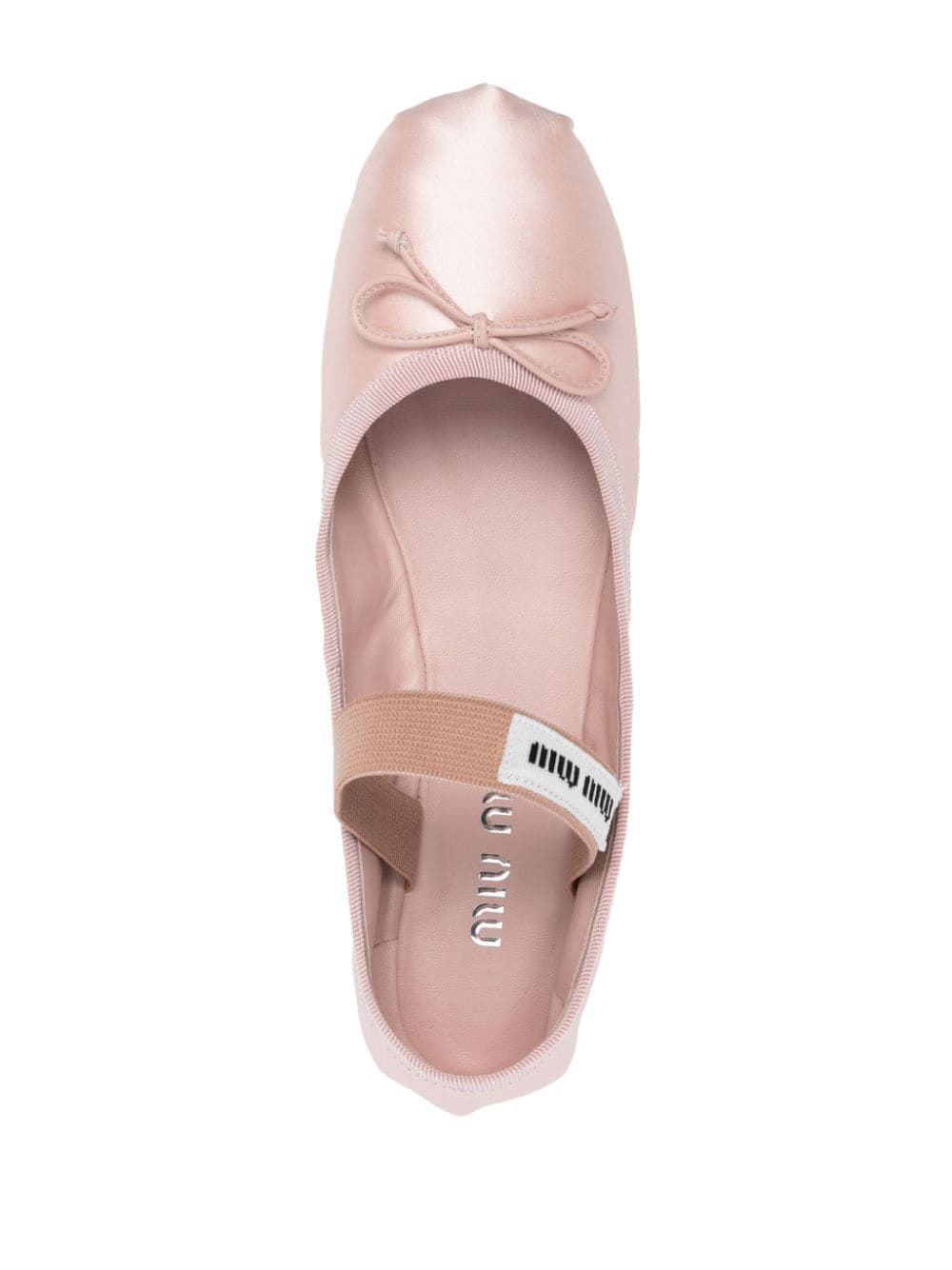 MIU MIU Satin Ballerina Flats for Women