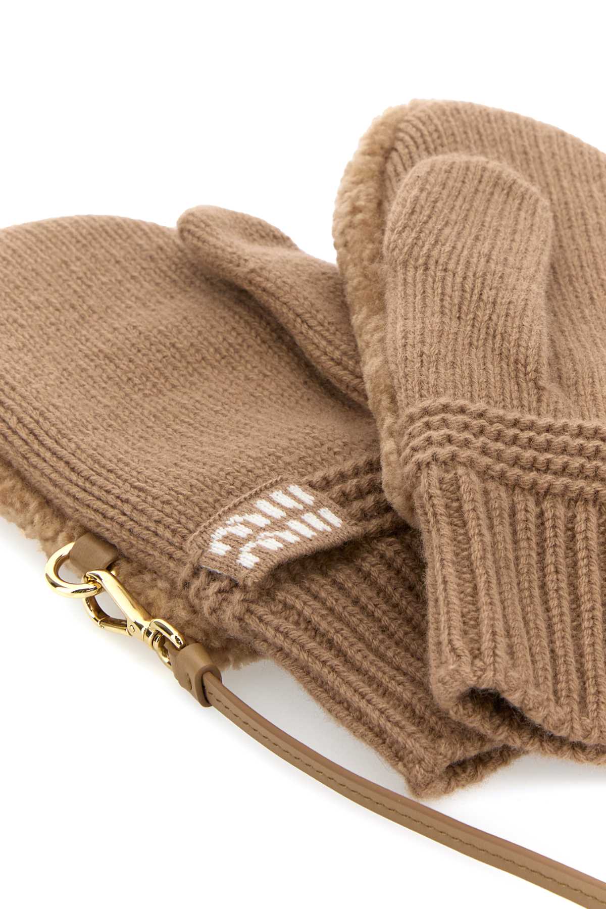 MIU MIU Women's Wool Blend Gloves - FW25 Collection