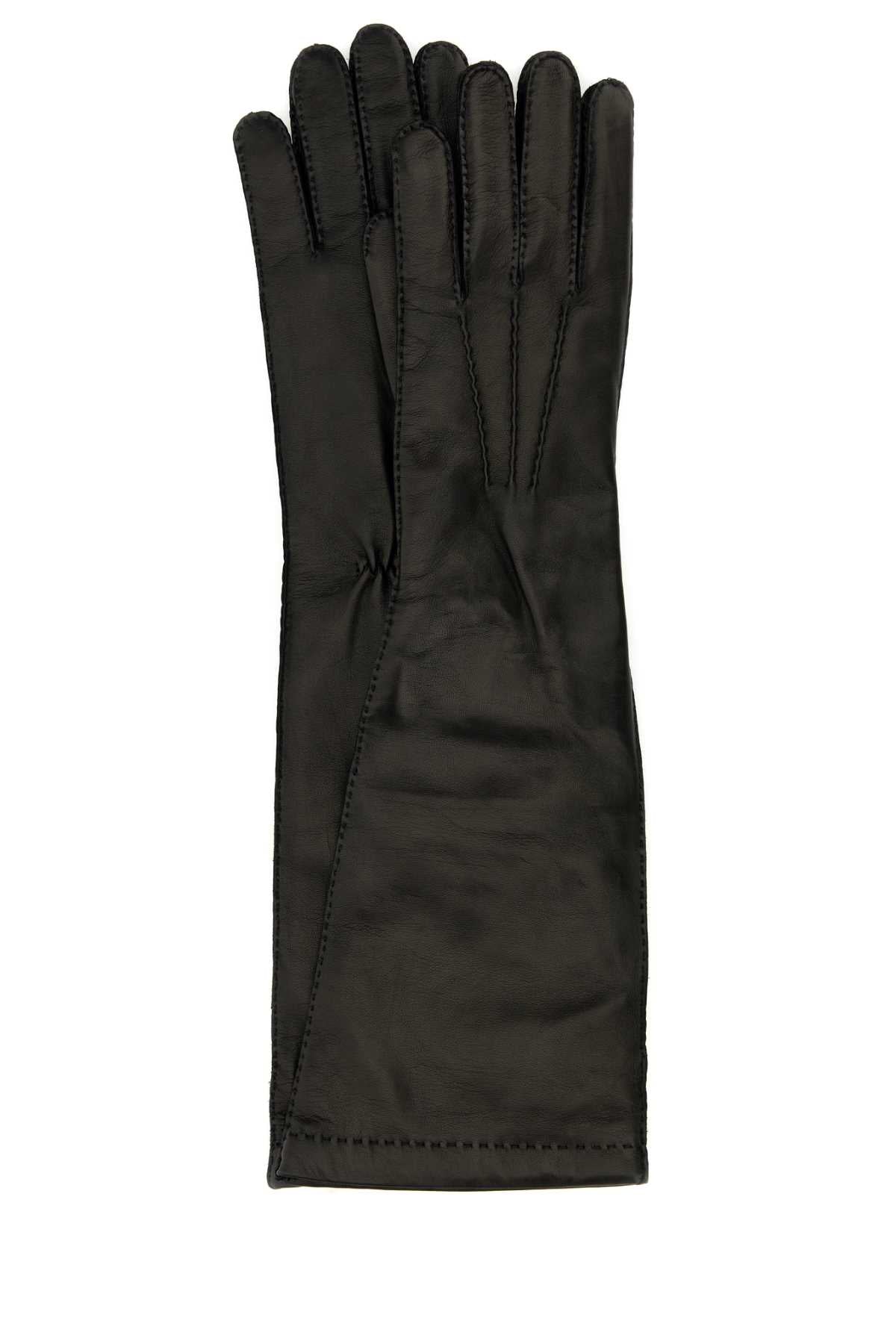 MIU MIU Elegant Nappa Leather Gloves for Women