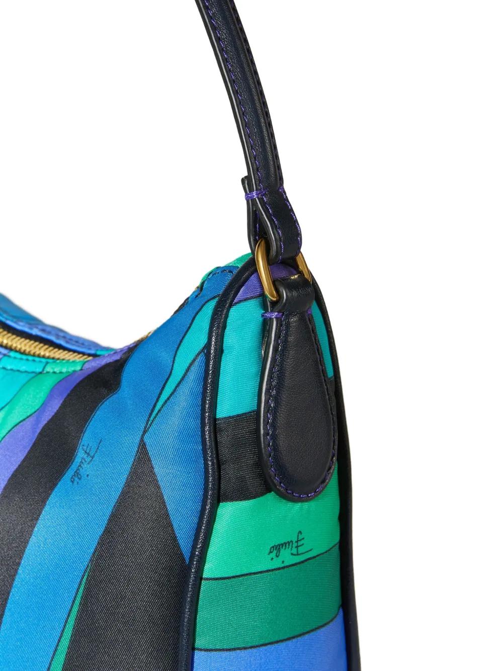 EMILIO PUCCI Yummy Striped Shoulder Handbag