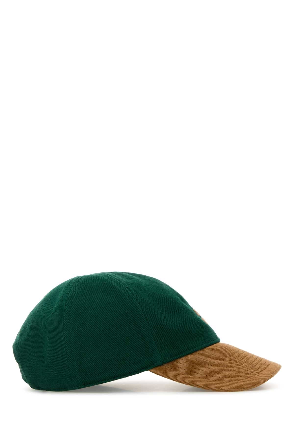 MIU MIU Two-Tone Drill Baseball Cap for Women - SS26