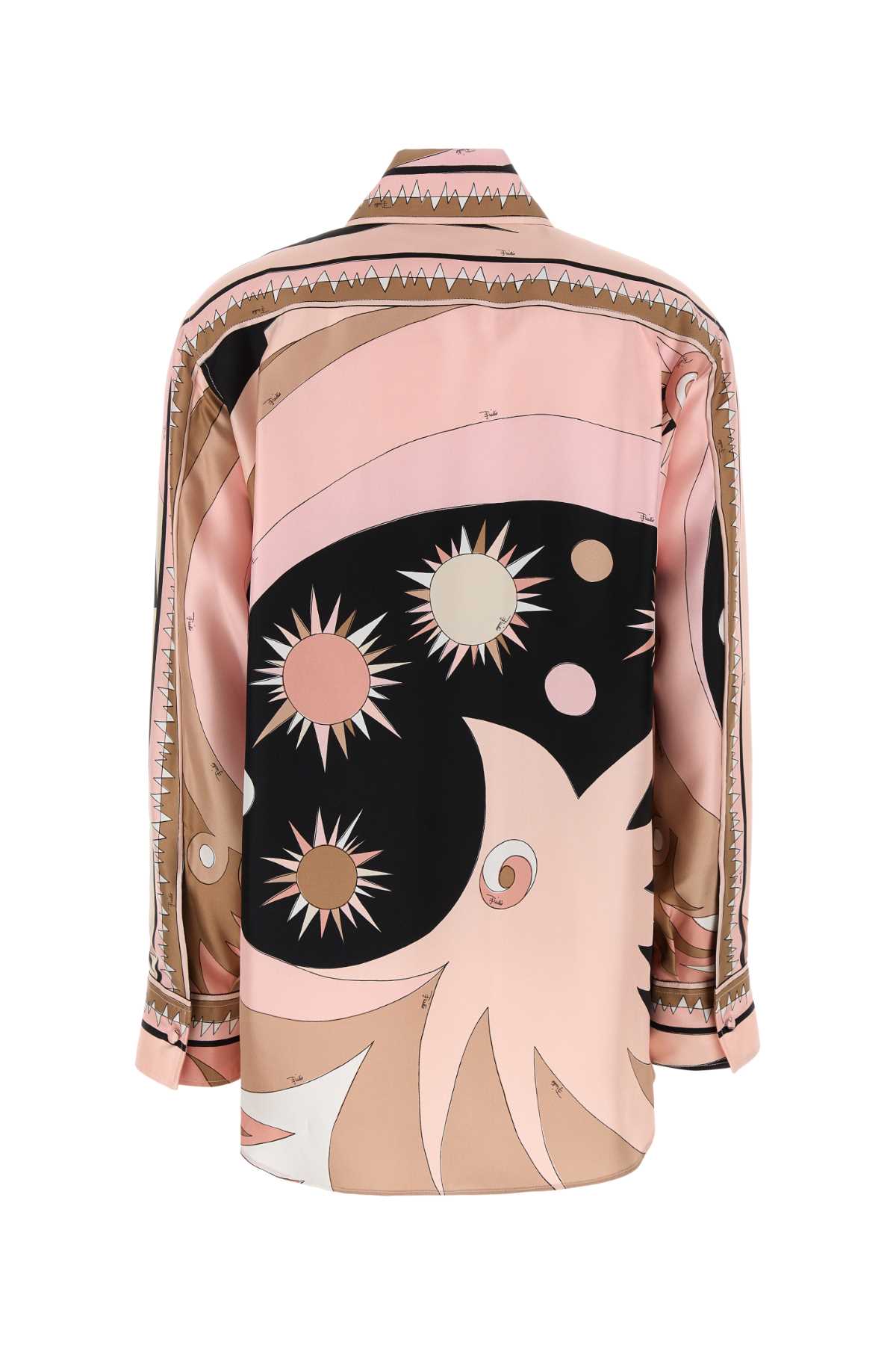 EMILIO PUCCI Oversized Silk Twill Printed Shirt for Women