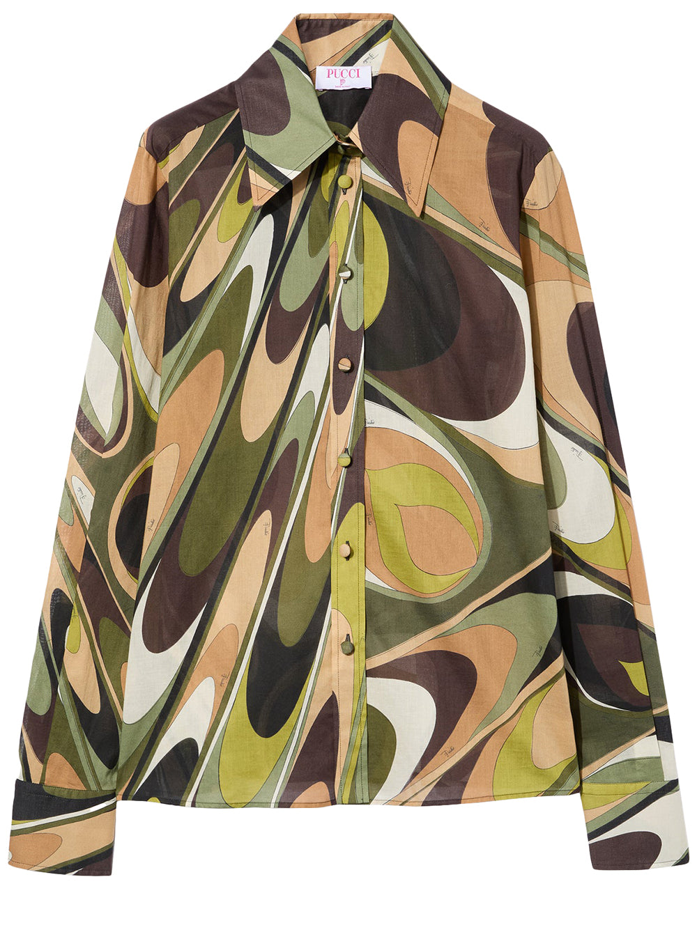 EMILIO PUCCI Marmo Button-Up Shirt Size 40
