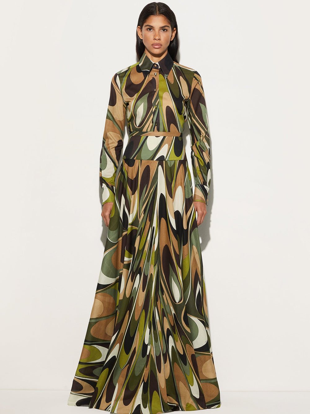 EMILIO PUCCI Marmo Button-Up Shirt Size 40