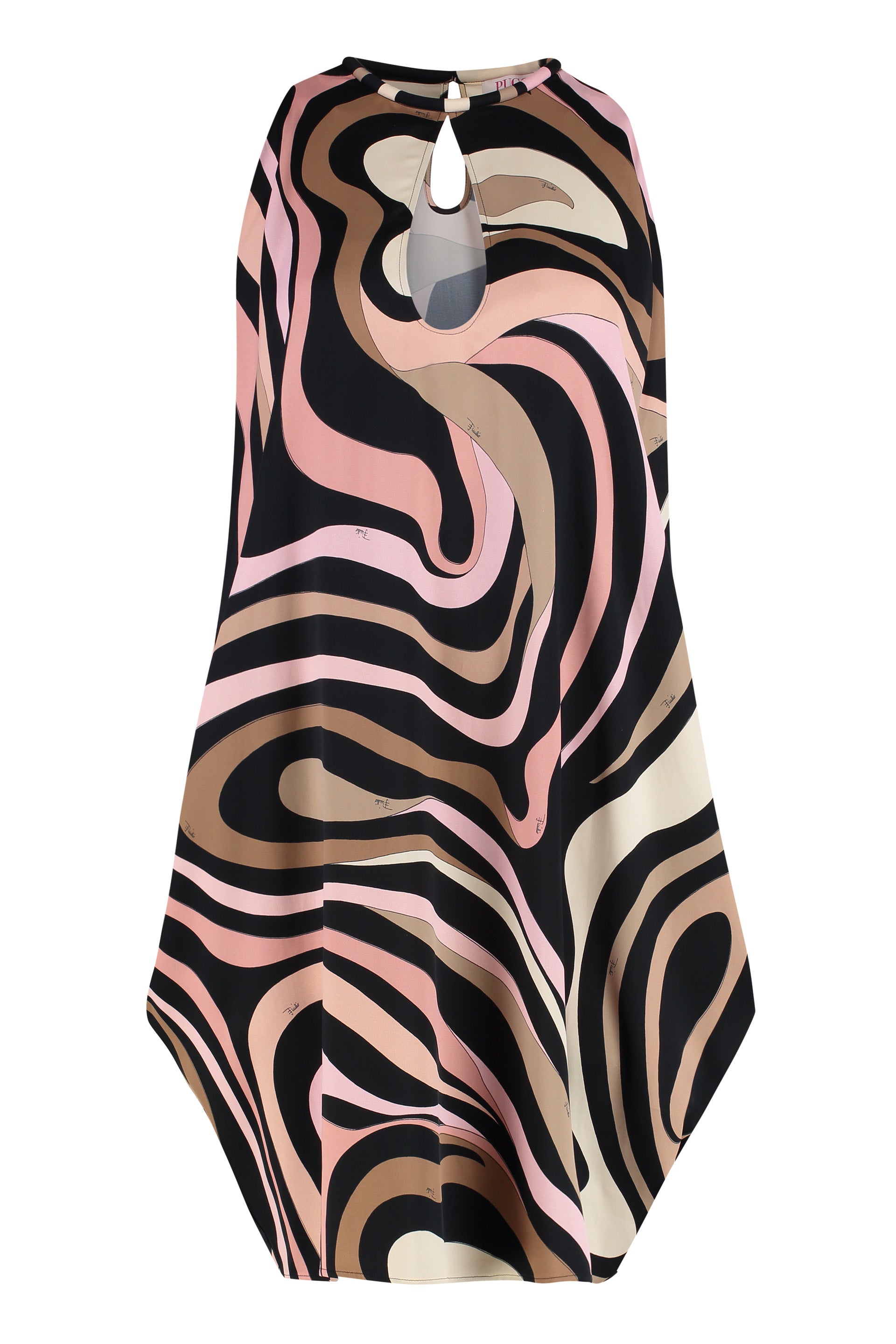 EMILIO PUCCI Printed Cut-Out Dress