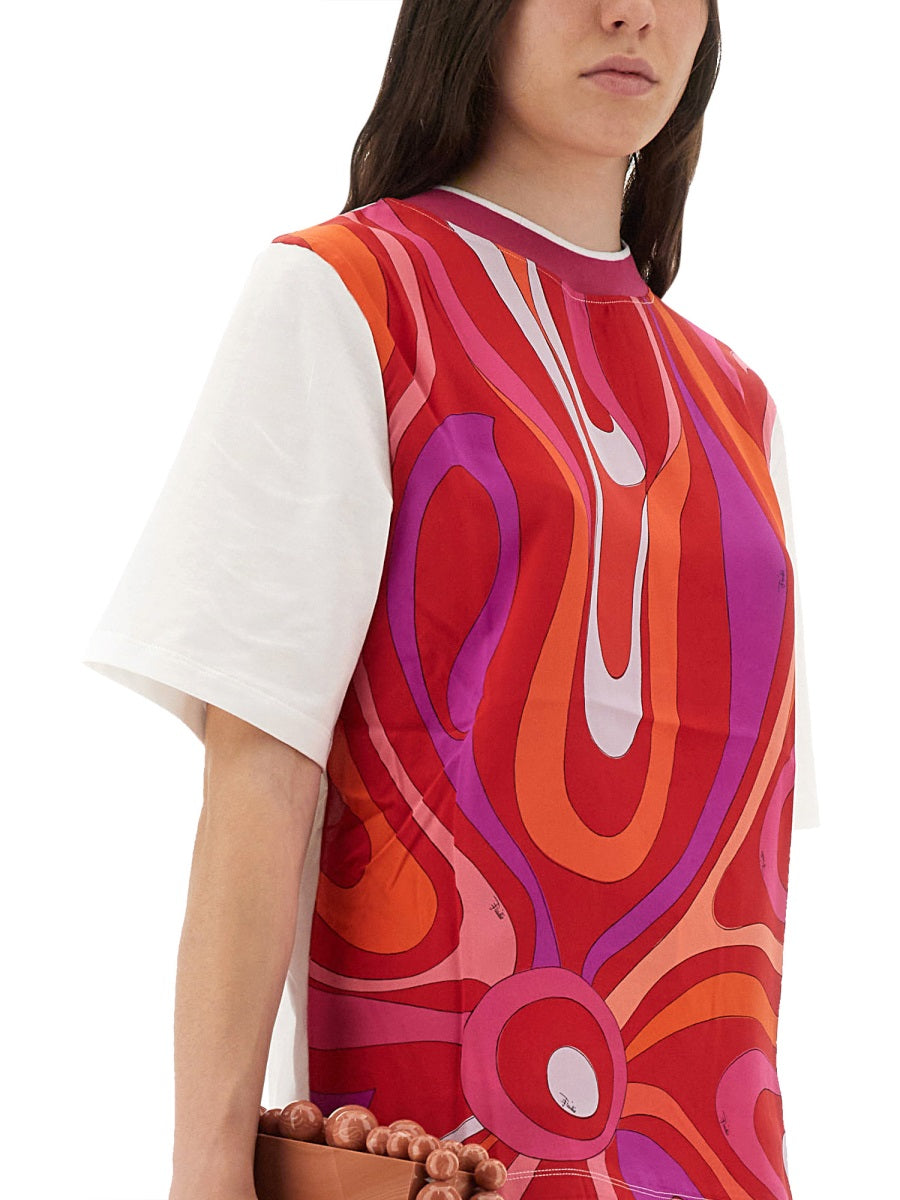 EMILIO PUCCI Cotton T-Shirt for Women - SS25 Collection