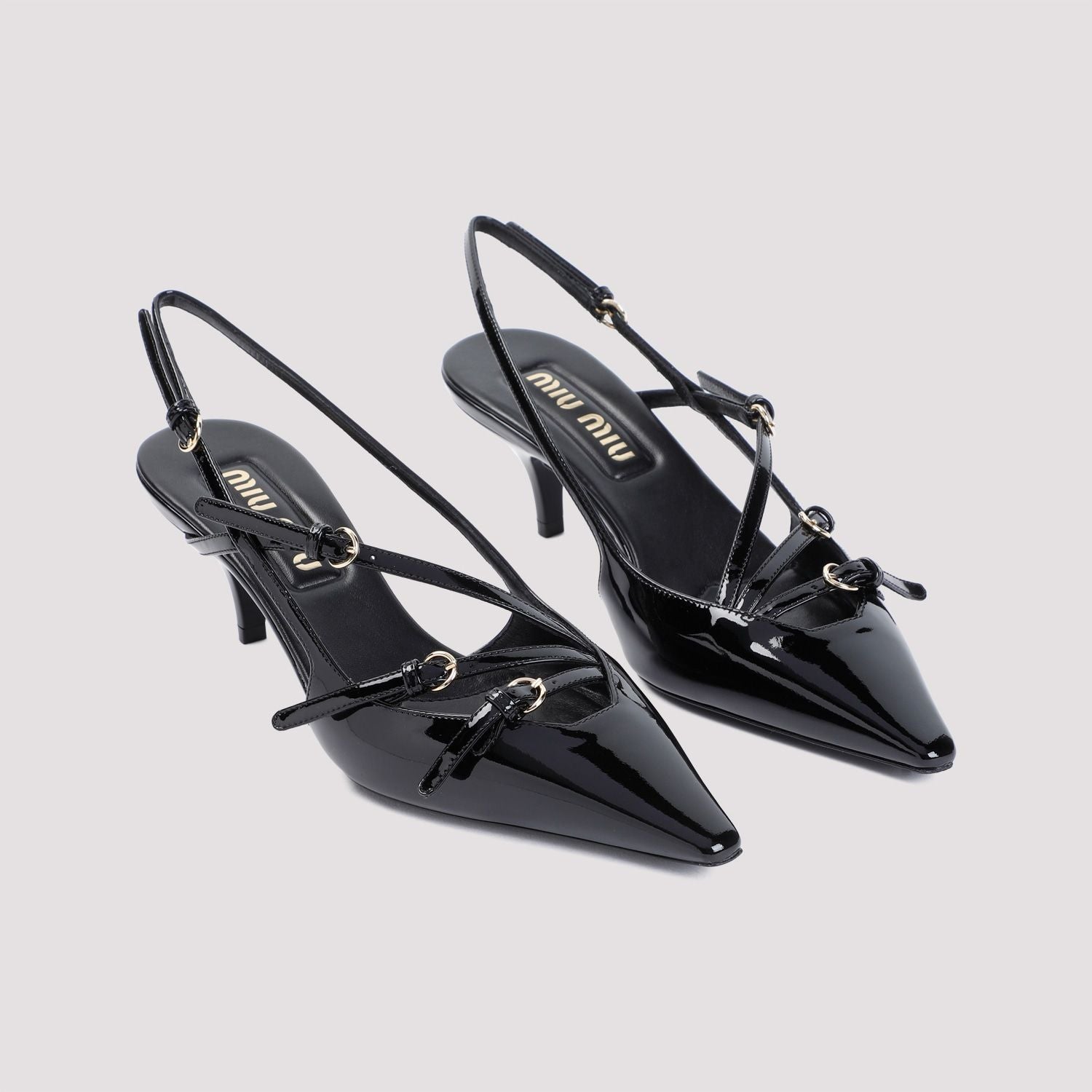 MIU MIU Leather Slingback Pumps