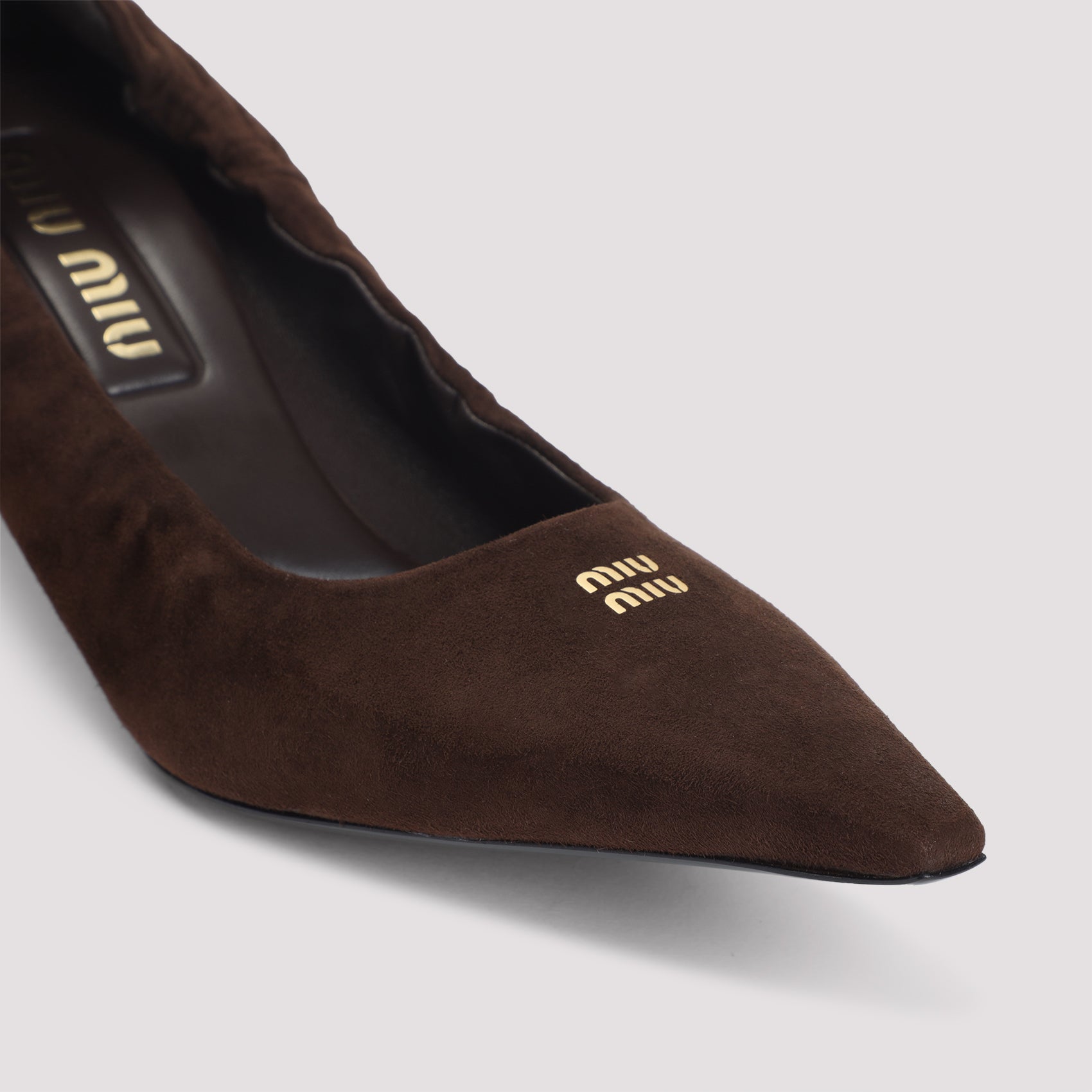 MIU MIU Stylish Lamb Leather Pumps with 5cm Heel