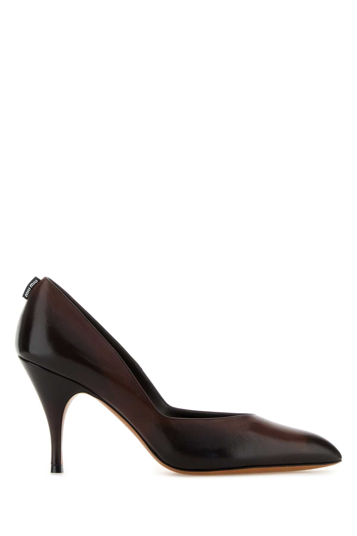 MIU MIU Elegant Leather Pumps for Women - Decolleté Design