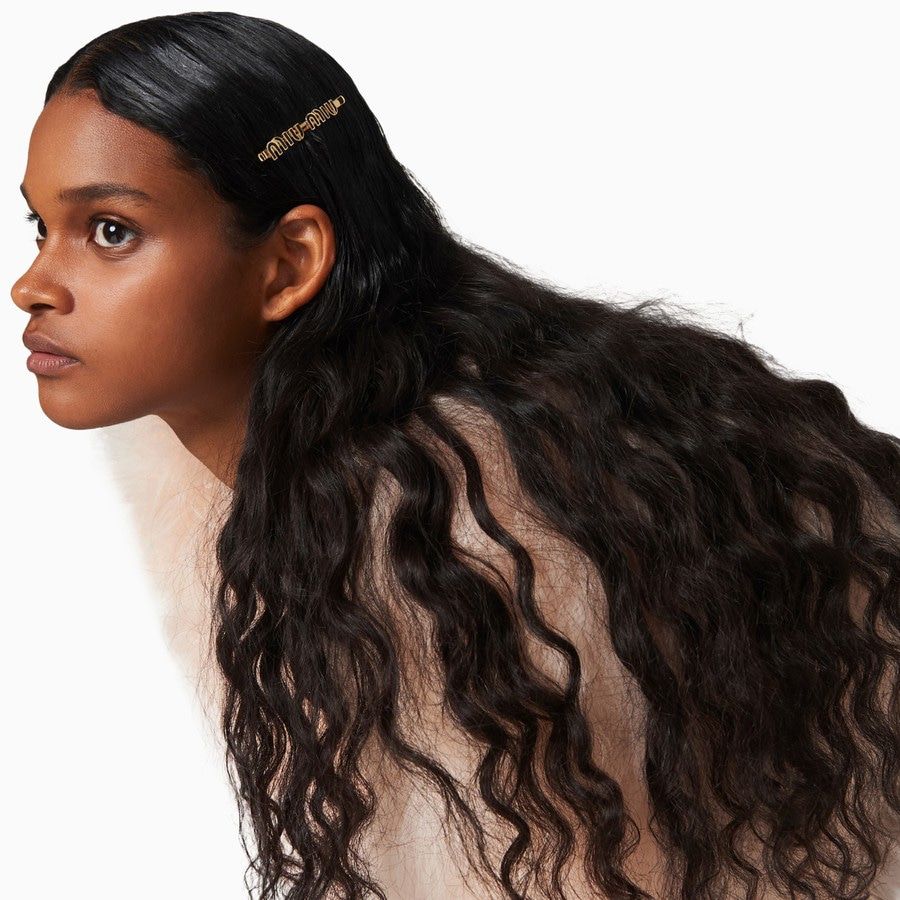 MIU MIU Brass Hair Clip