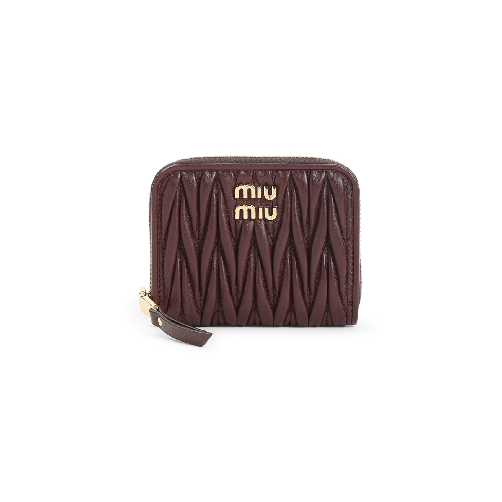 MIU MIU Mini Lamb Leather Coin Case - Dimensions 10.5cm x 8.5cm x 2.5cm