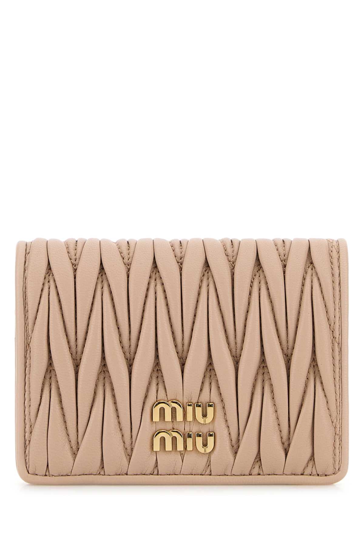 MIU MIU Mini Lamb Leather Wallet