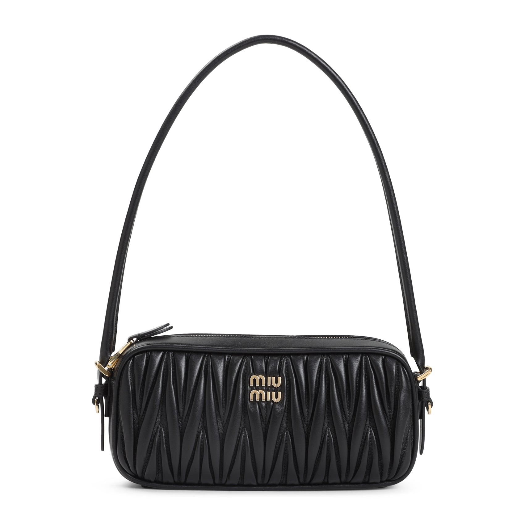 MIU MIU Mini Lamb Leather Pouch Handbag - 21x9.5x4 CM