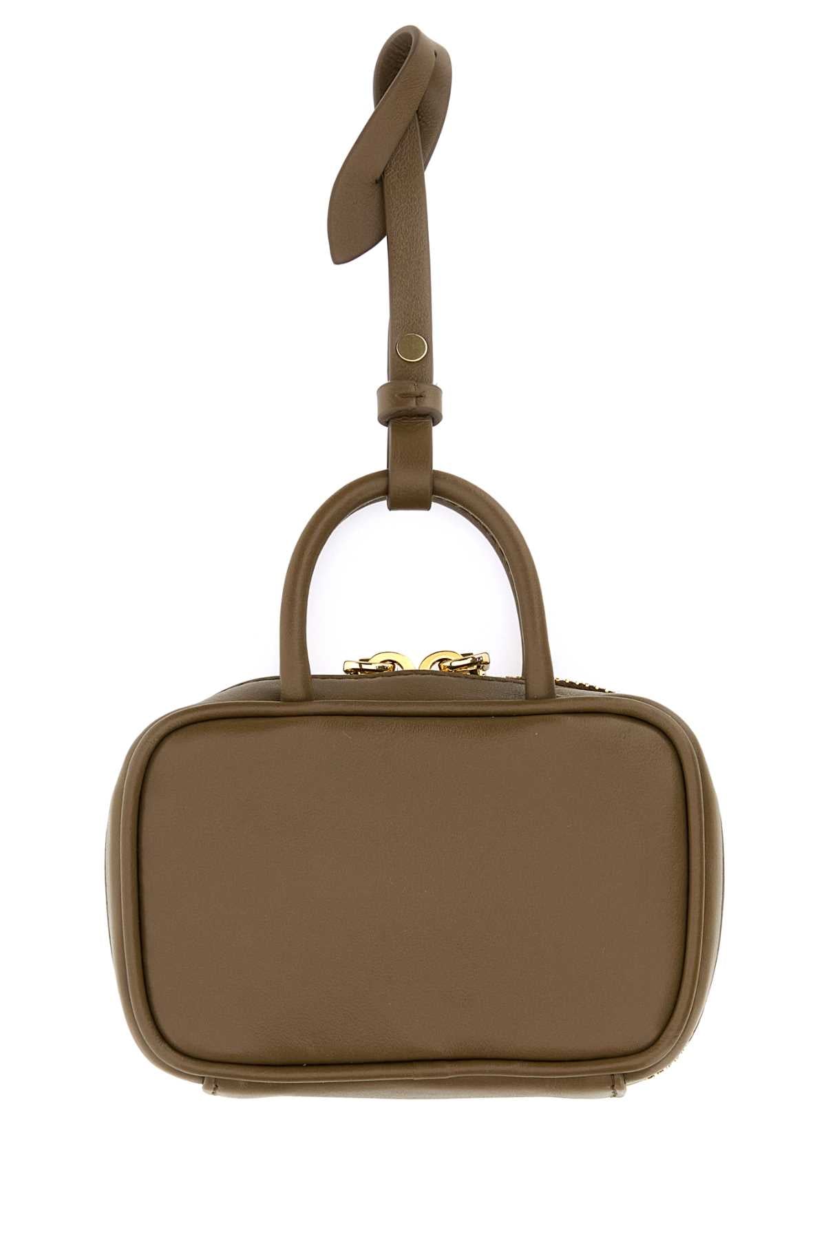 MIU MIU Mud Leather Beau Mini Keyring Necessaire