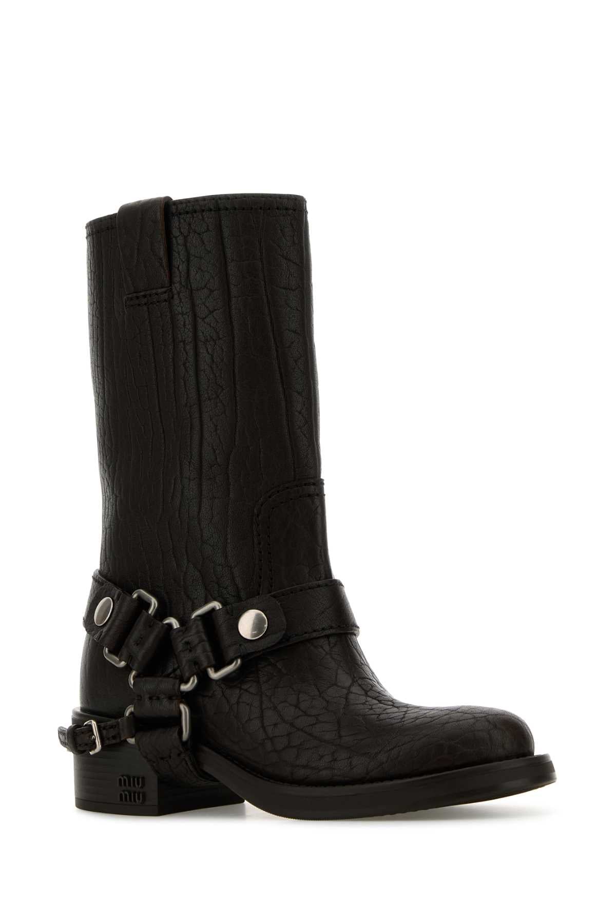 MIU MIU Women’s Leather Ankle Boots