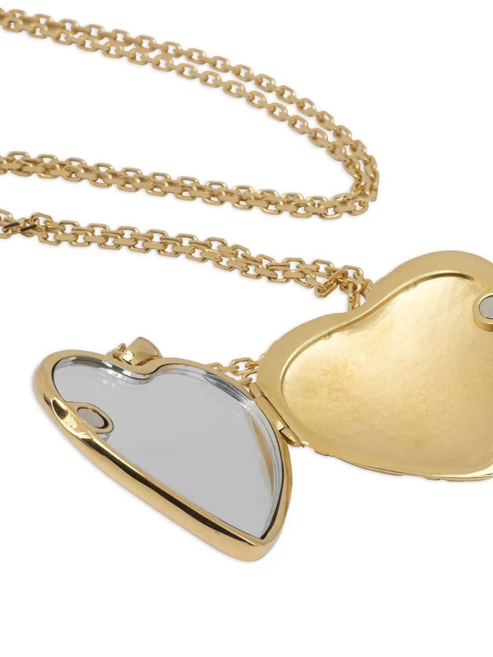 EMILIO PUCCI Heart Mirror Pendant Necklace - FW25 Collection