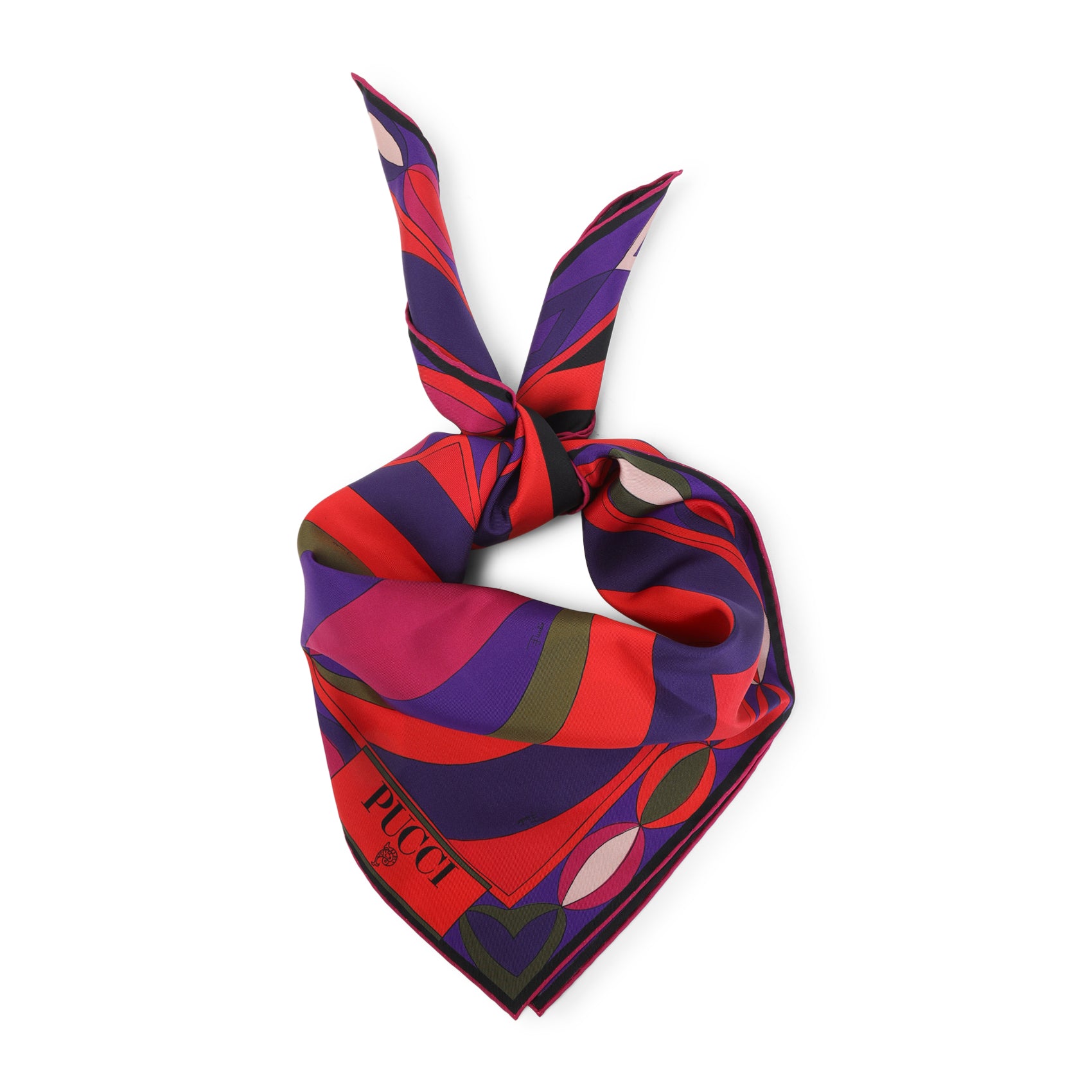 EMILIO PUCCI Printed Silk Foulard for Women