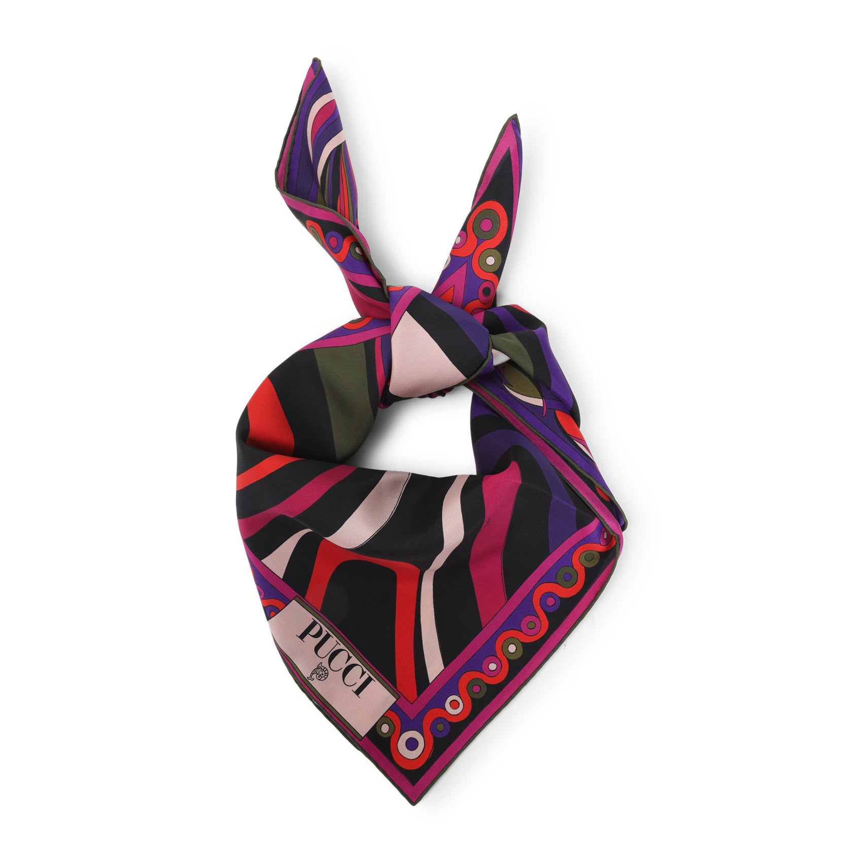 EMILIO PUCCI Printed Silk Foulard