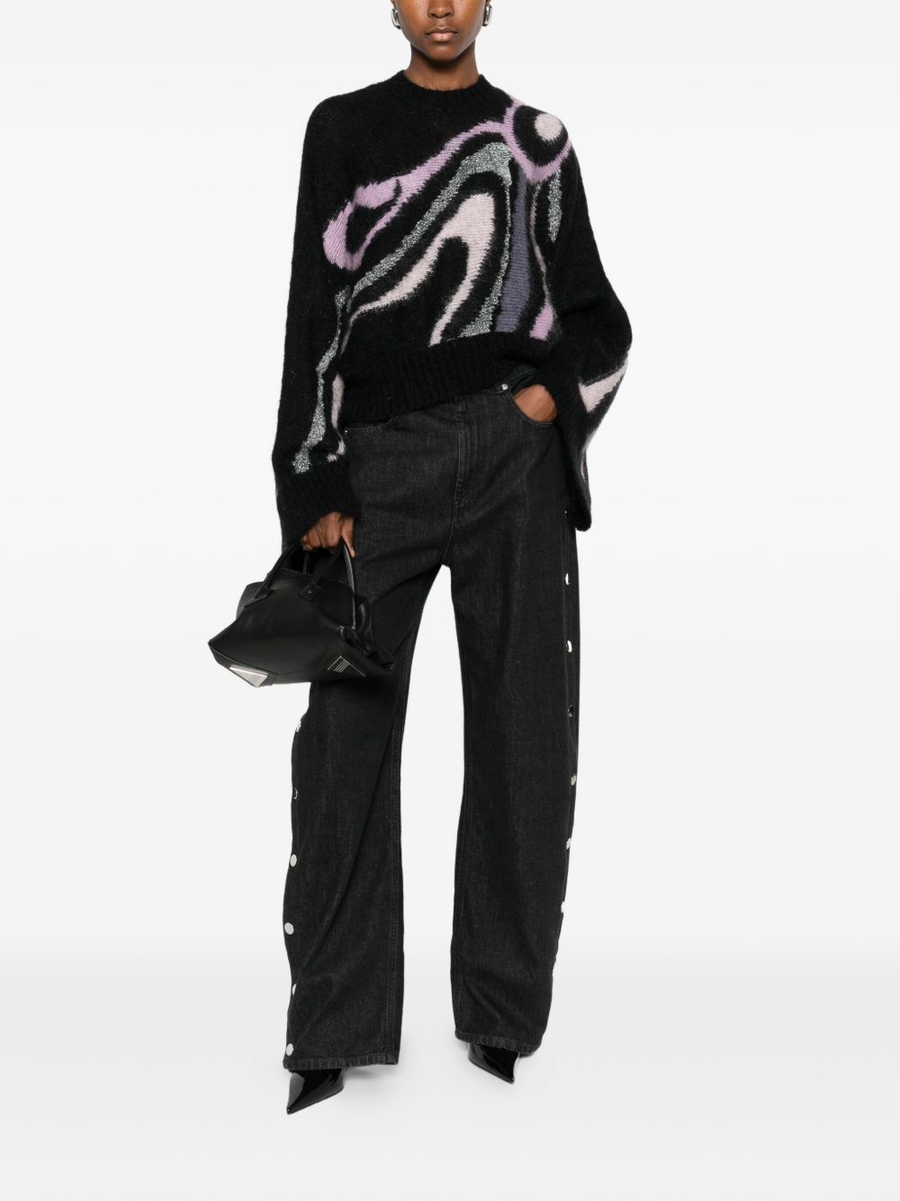 EMILIO PUCCI Wool Printed Sweater for Women - FW25 Collection