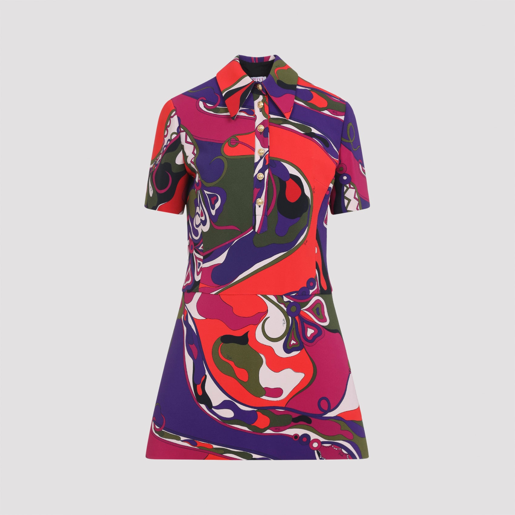 EMILIO PUCCI Chic Viscose Mini Dress for Women - FW25 Collection
