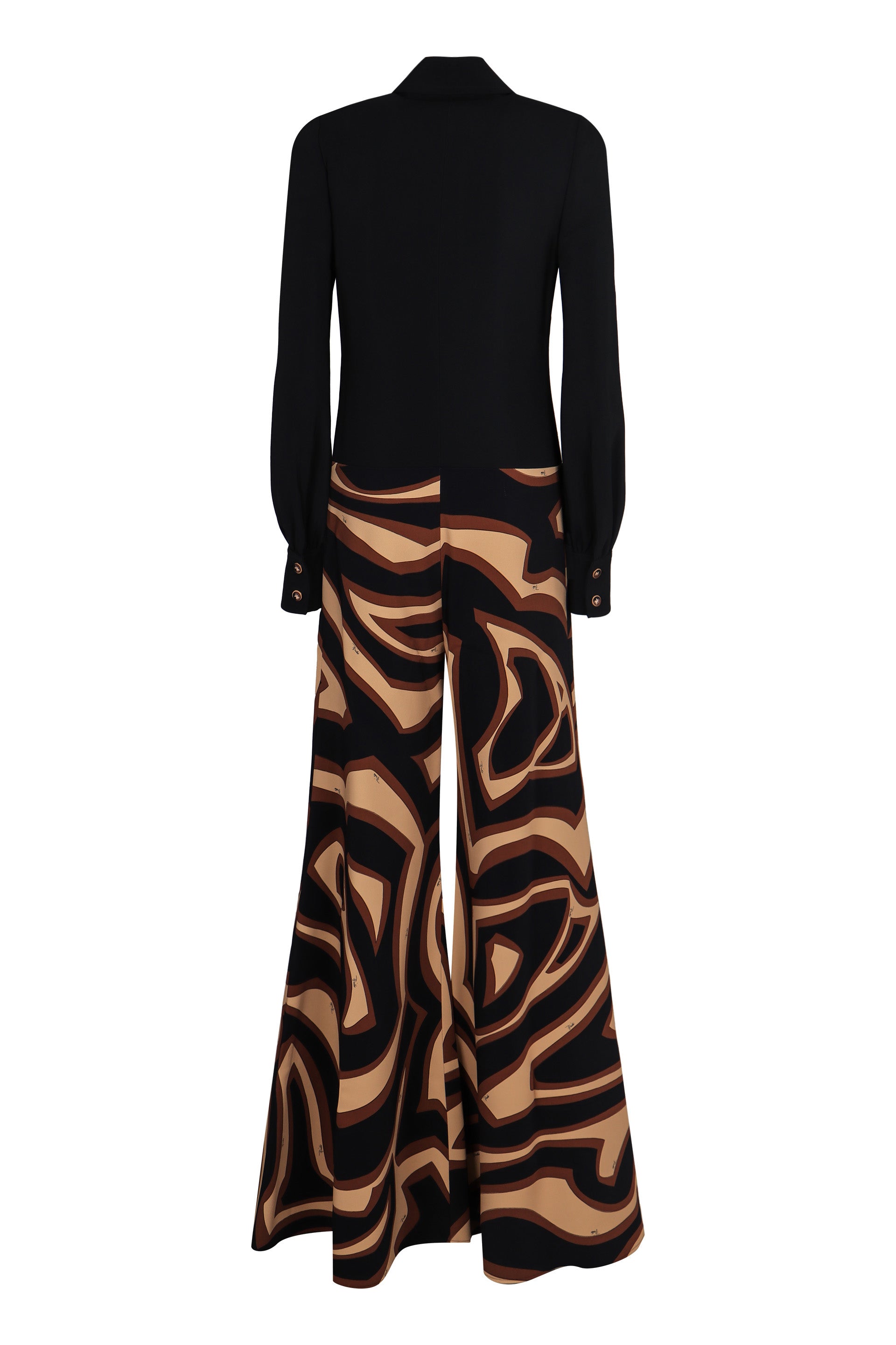 EMILIO PUCCI Elegant Women's Jumpsuit with Labyrinth Print