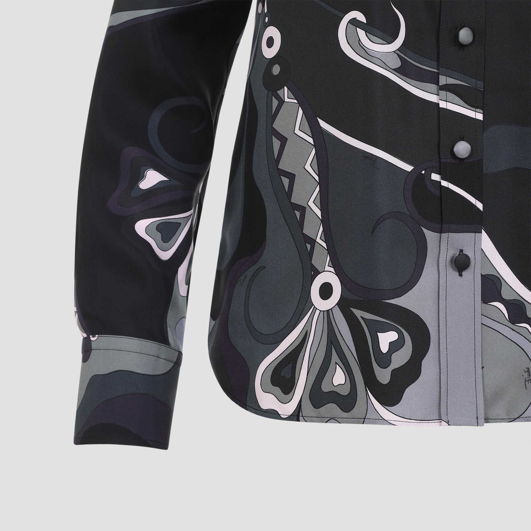 EMILIO PUCCI Silk Twill Button-Down Shirt for Women