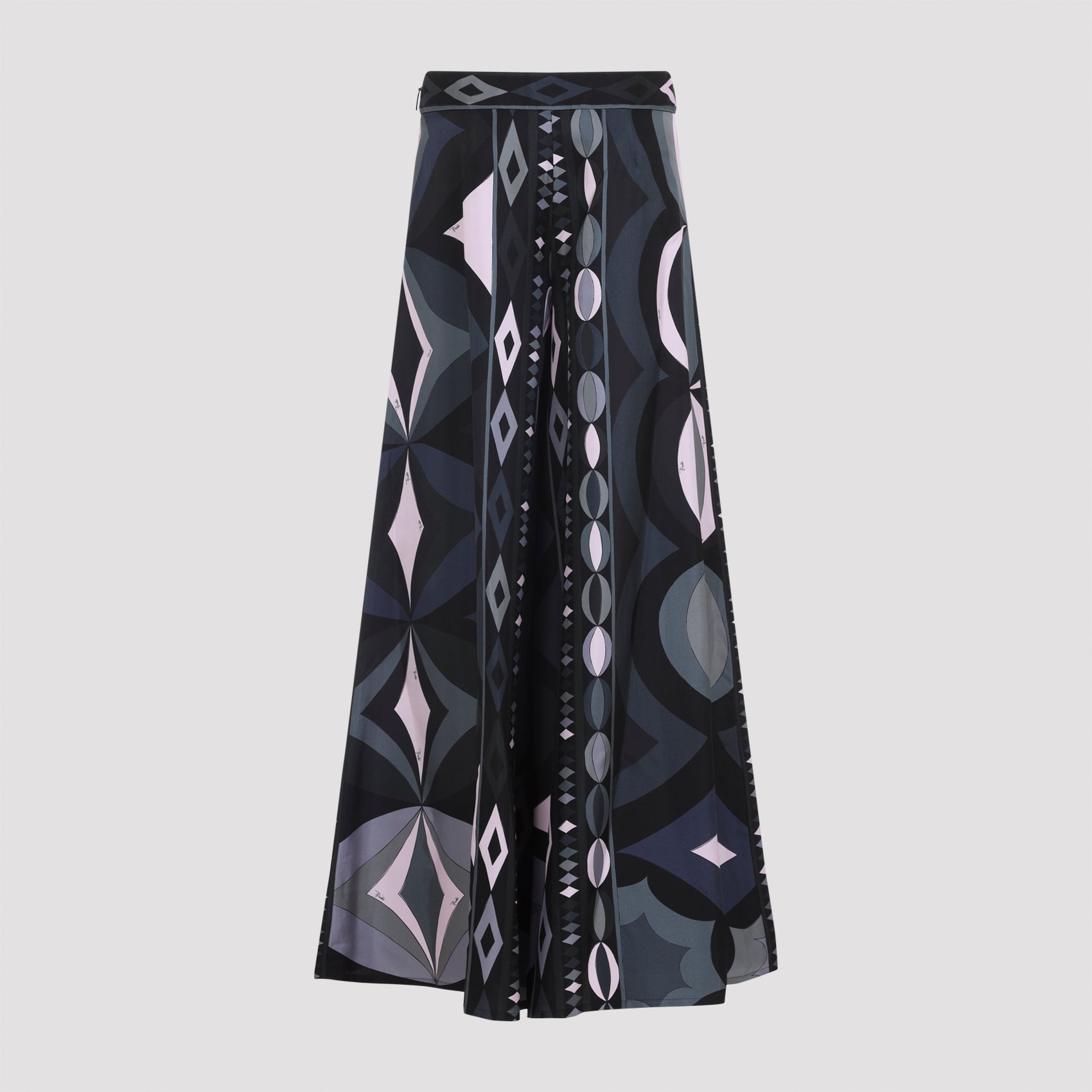 EMILIO PUCCI Printed Silk Trousers for Women - FW25