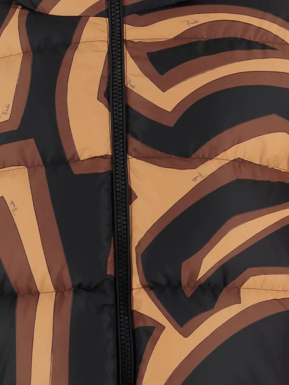 EMILIO PUCCI Hooded Patterned Jacket