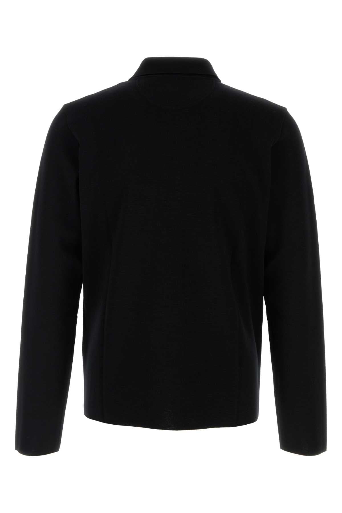 VALENTINO GARAVANI Men's Wool Polo Sweater with Vlogo Detail