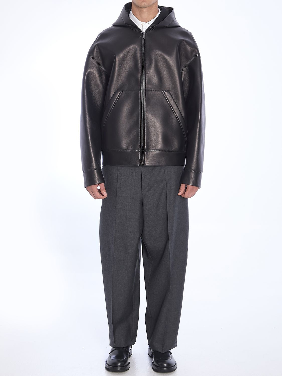 VALENTINO GARAVANI Straight-Leg Wool Trousers - Men’s Loose Fit