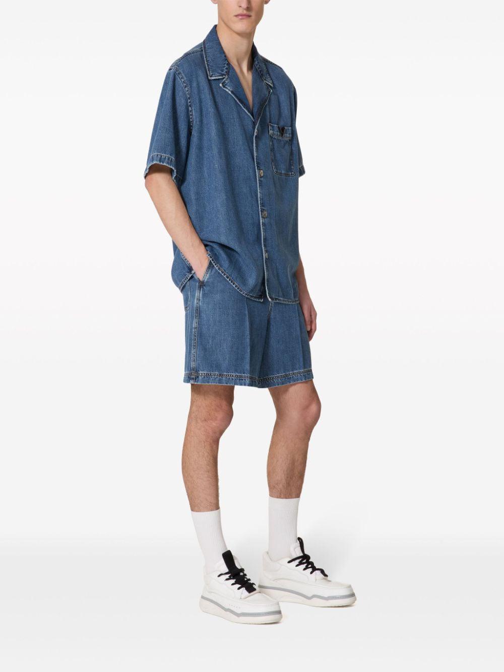 VALENTINO GARAVANI Denim Shirt for Men - FW24 Collection