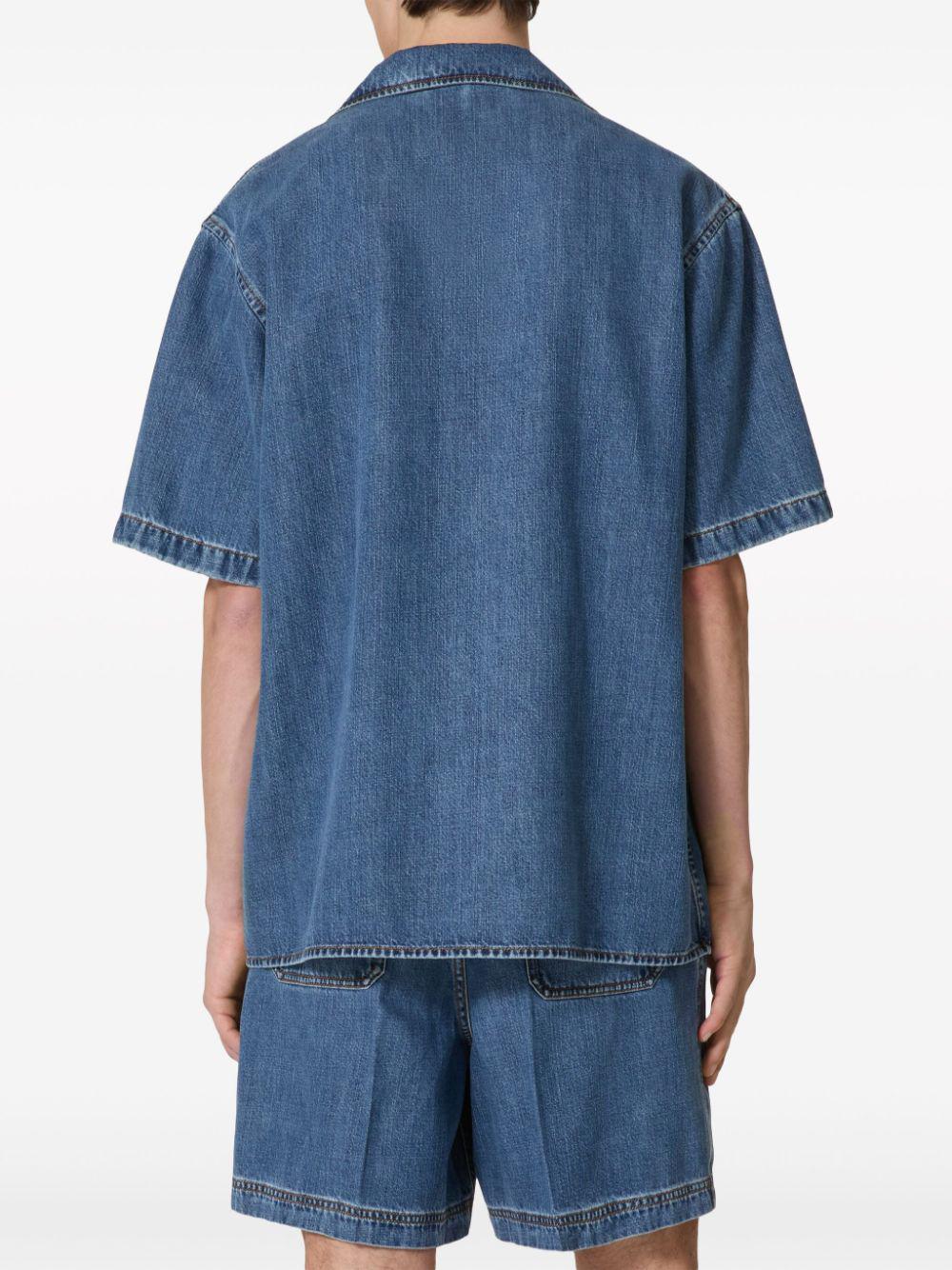 VALENTINO GARAVANI Denim Shirt for Men - FW24 Collection