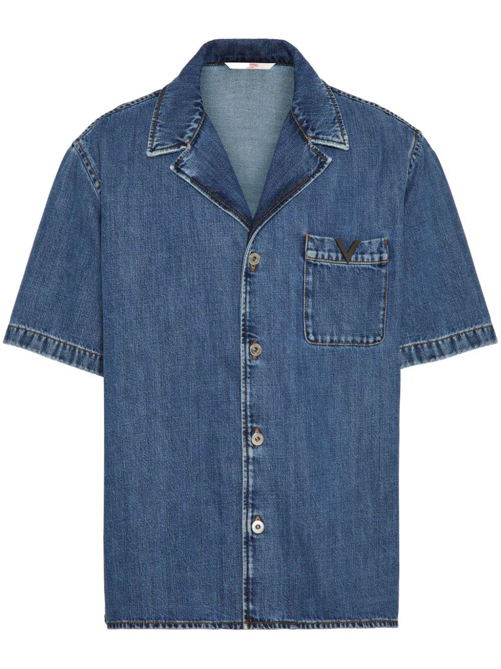 VALENTINO GARAVANI Denim Shirt for Men - FW24 Collection