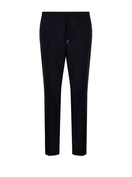 VALENTINO GARAVANI Wool Pants with Drawstring Waistband - Regular Fit