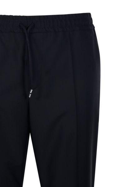 VALENTINO GARAVANI Wool Pants with Drawstring Waistband - Regular Fit