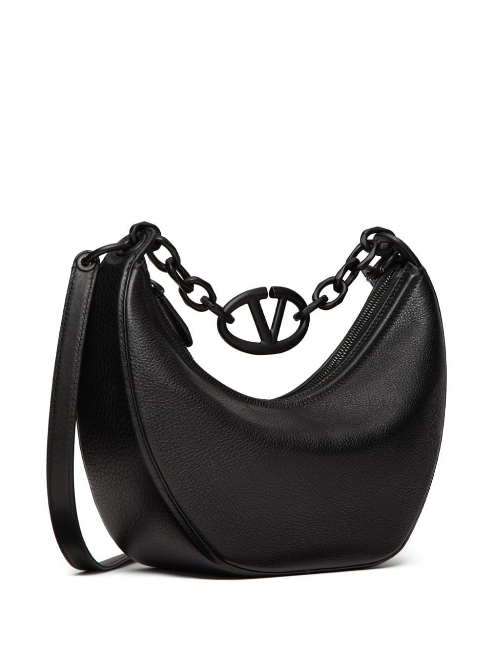 VALENTINO GARAVANI Mini Hobo Handbag with VLOGO Moon Detail