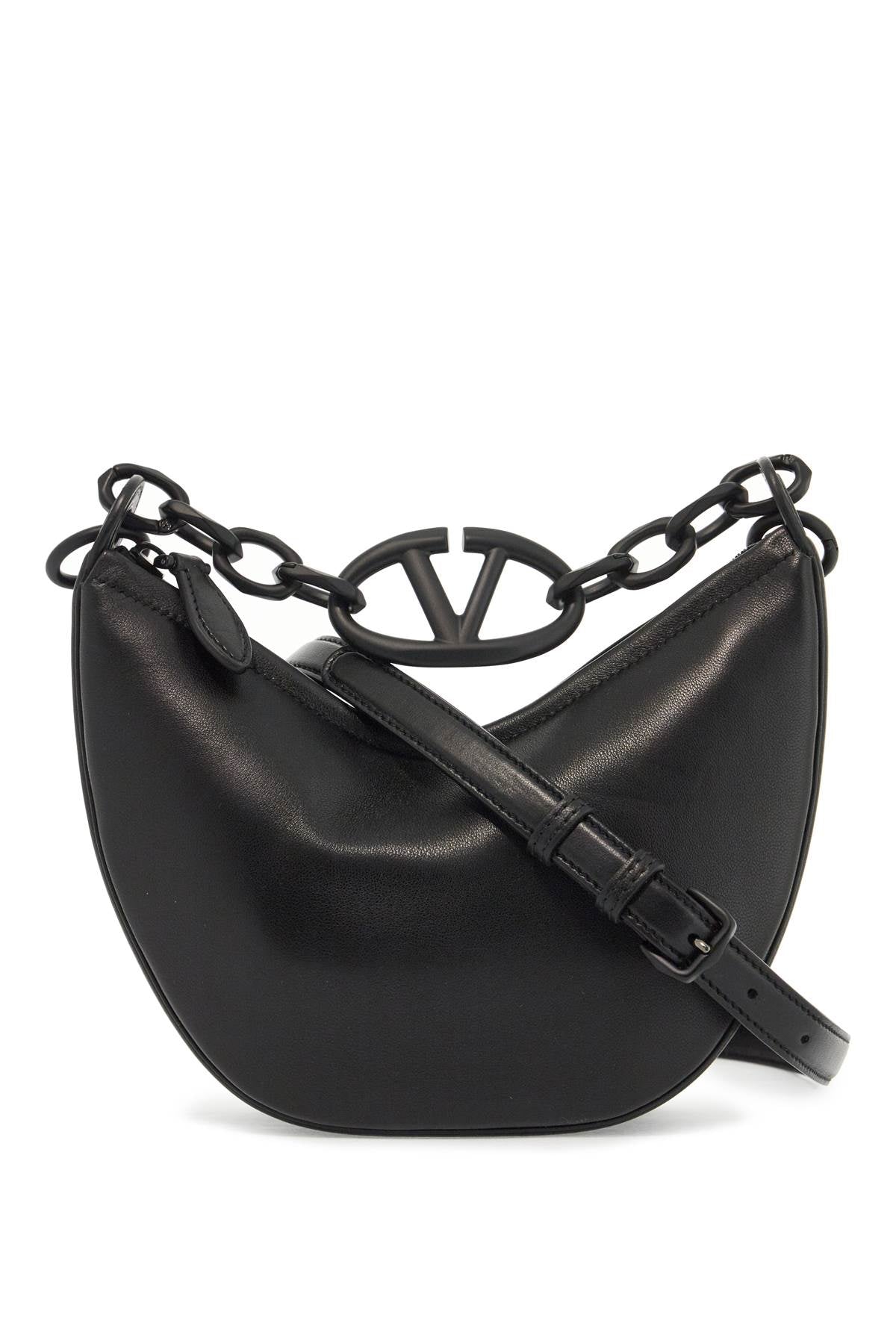 VALENTINO GARAVANI Mini Hobo Handbag with VLogo Moon Detail