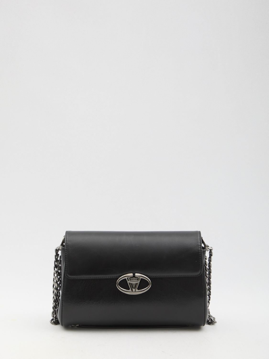 VALENTINO GARAVANI Large Leather Vlogo Shoulder Handbag