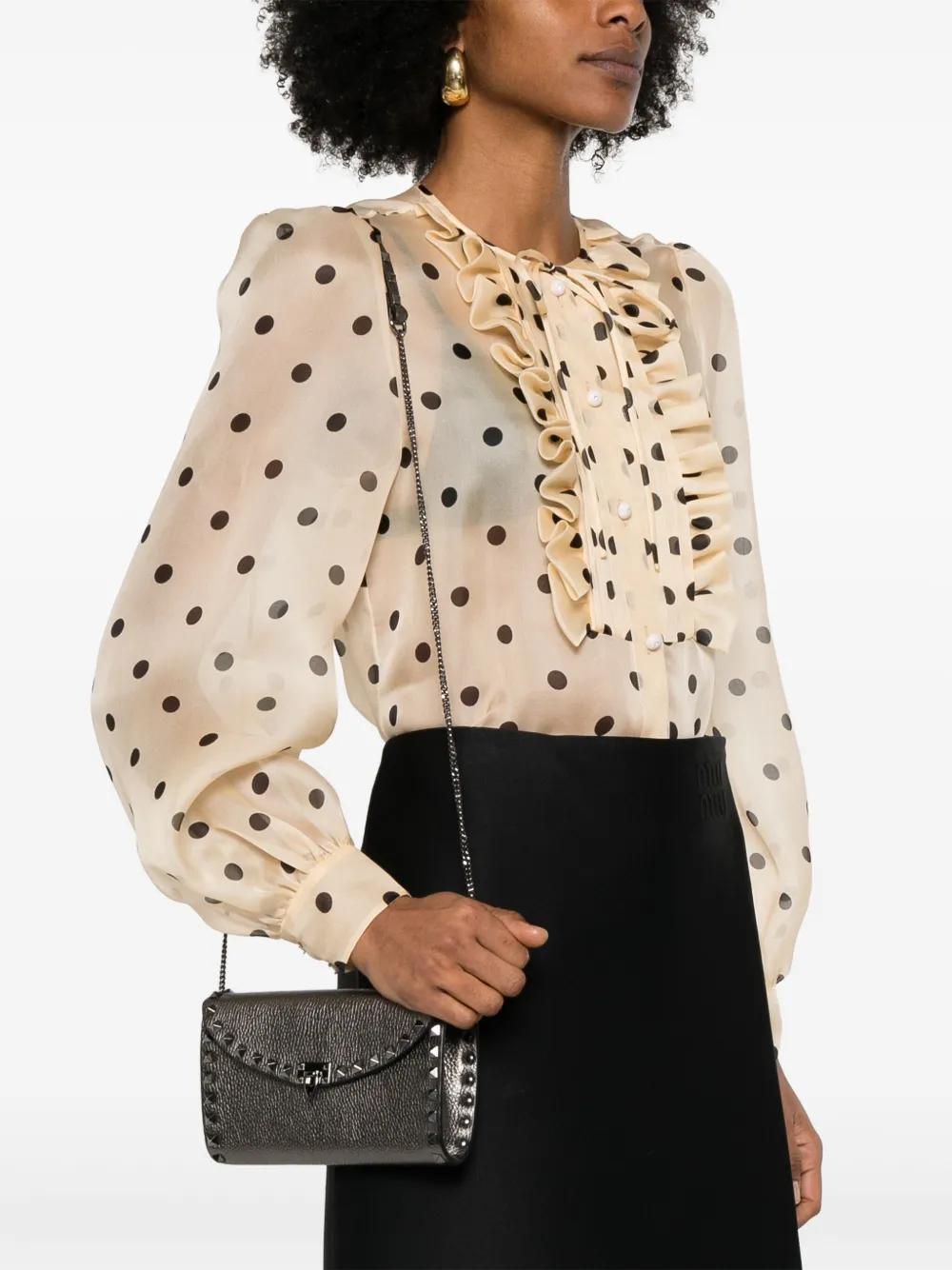 VALENTINO Mini Studded Wallet with Strap