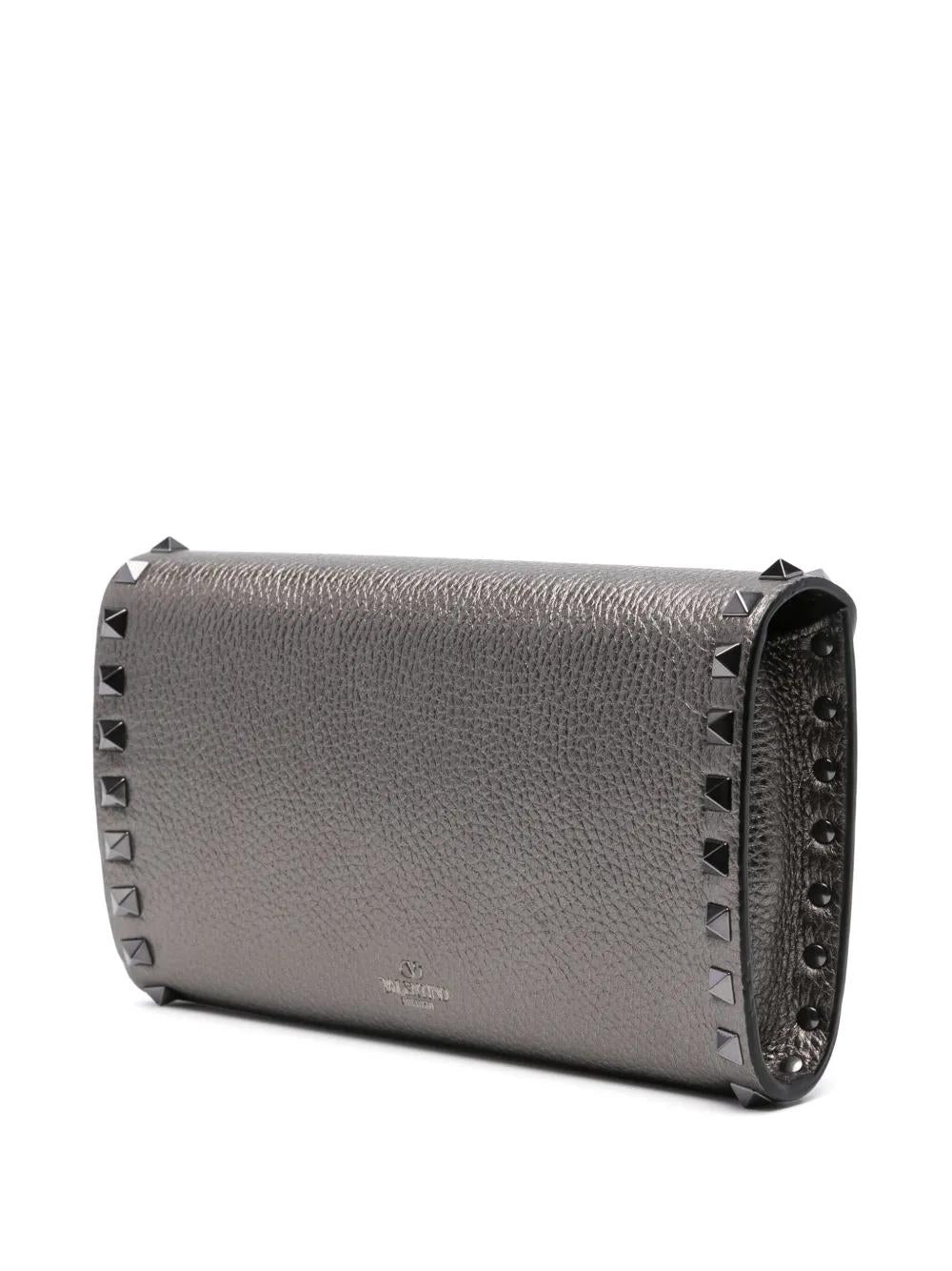 VALENTINO Mini Studded Wallet with Strap