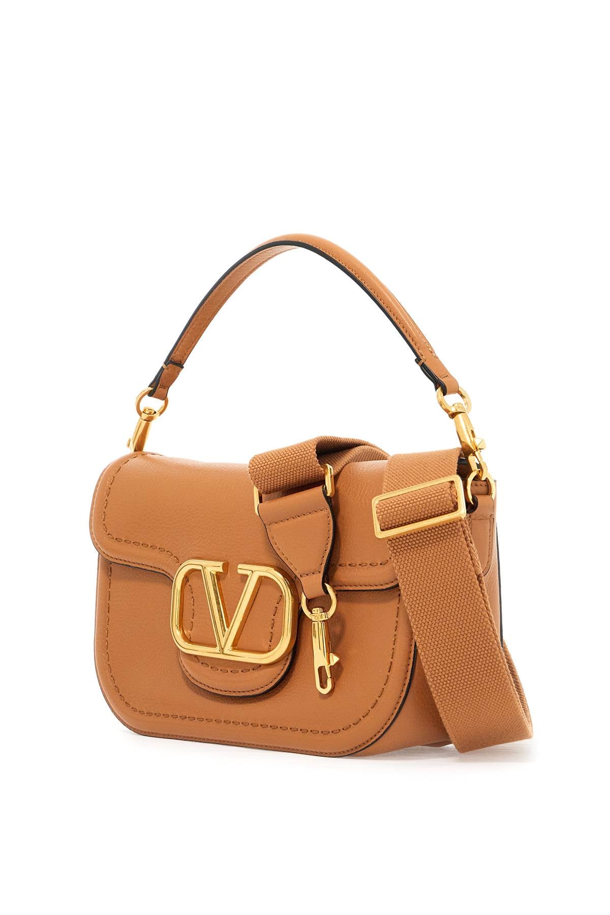 VALENTINO GARAVANI Leather Alltime Shoulder Handbag