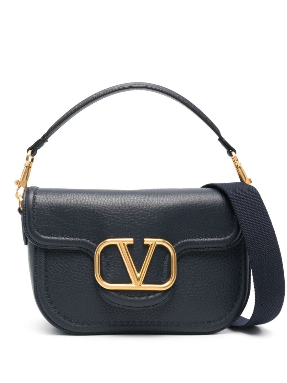 VALENTINO GARAVANI Leather Alltime Shoulder Handbag