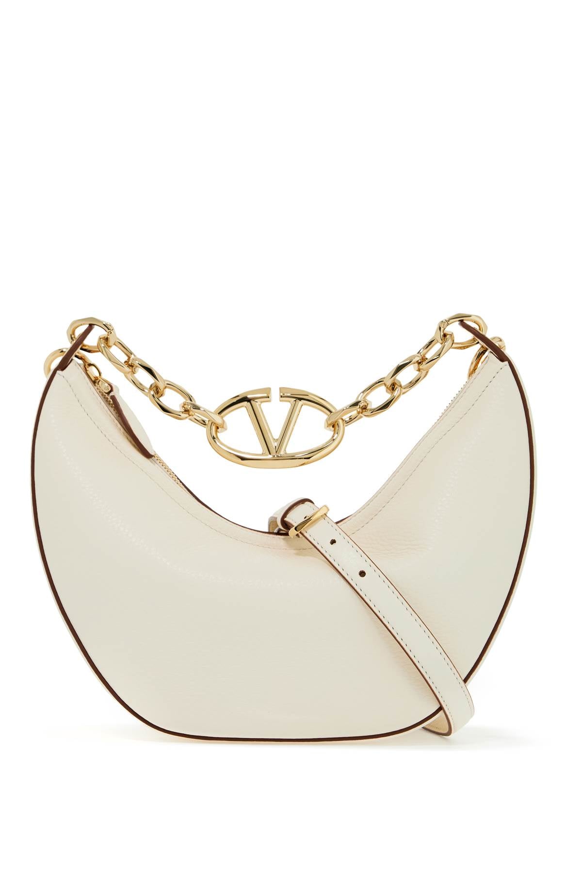 VALENTINO GARAVANI Mini Hobo Handbag with VLOGO Moon Detail