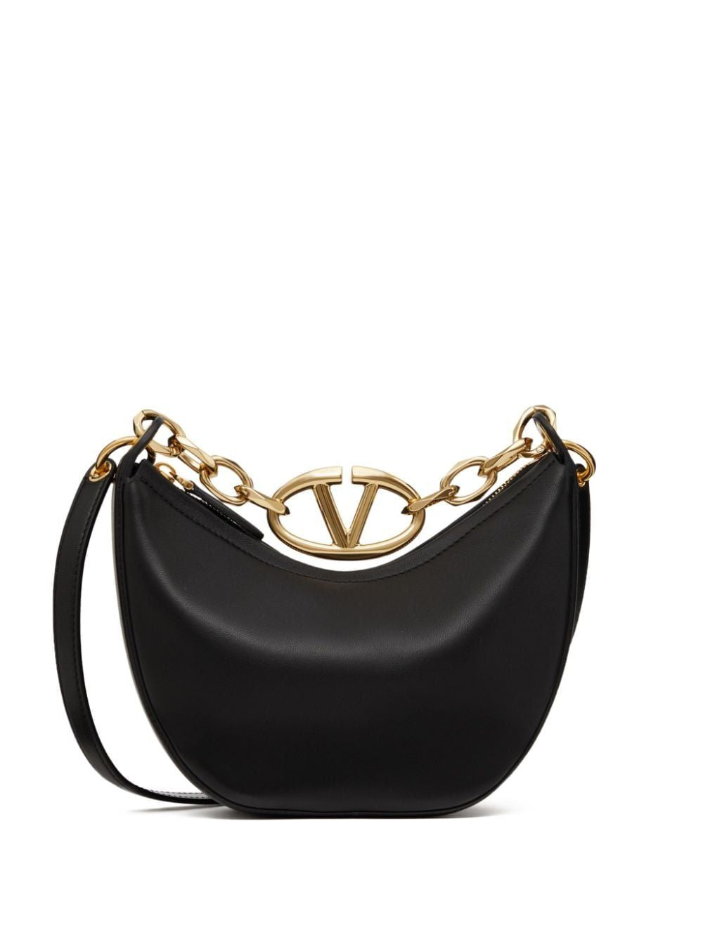 VALENTINO GARAVANI Mini Hobo Handbag with Vlogo Moon Design