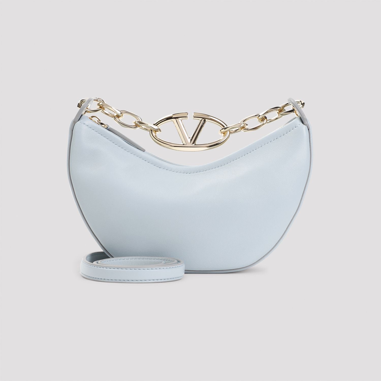VALENTINO GARAVANI Mini Hobo Handbag - VLOGO MOON Collection