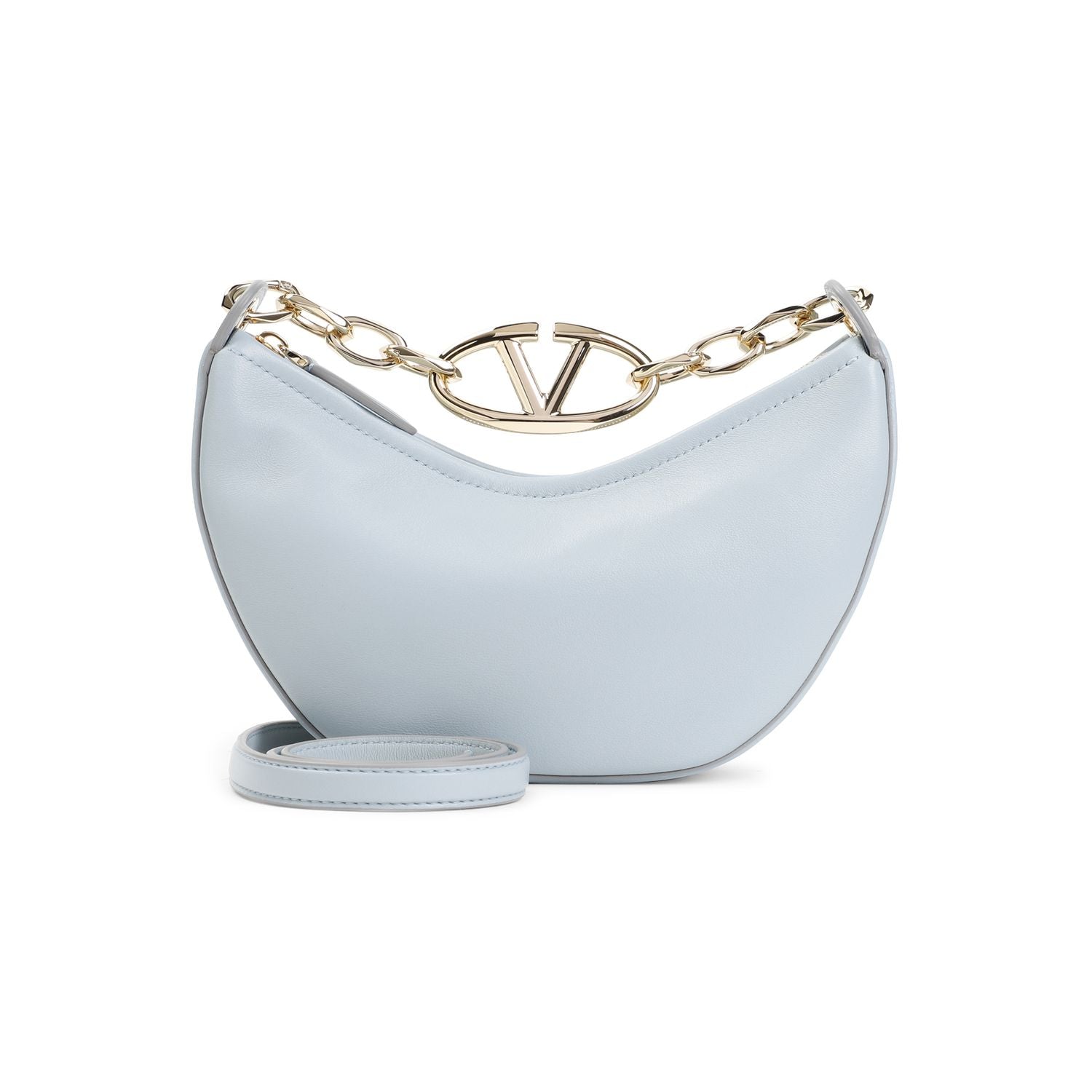VALENTINO GARAVANI Mini Hobo Handbag - VLOGO MOON Collection