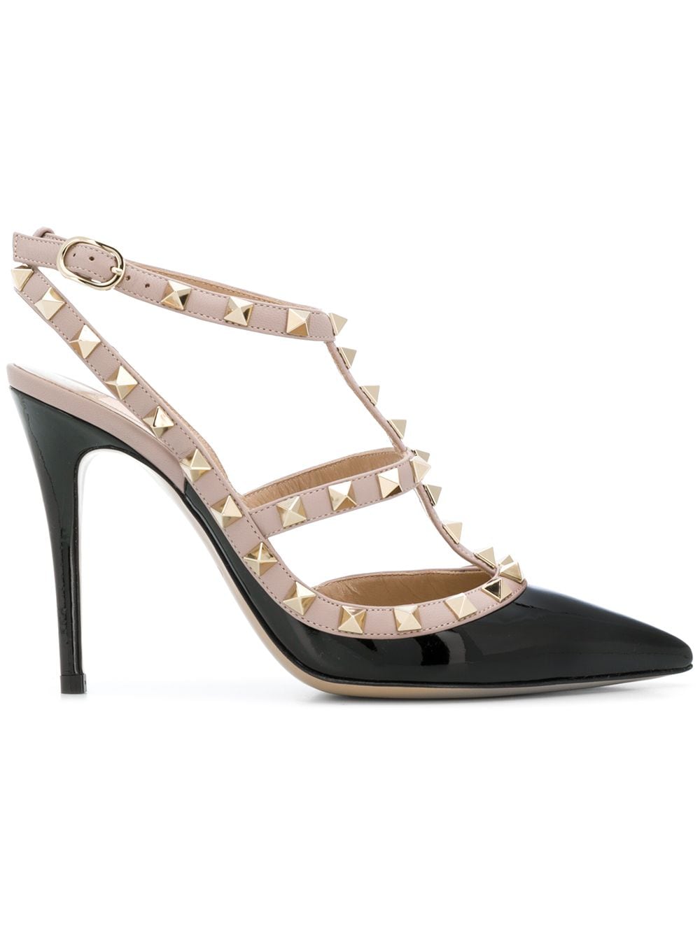 VALENTINO GARAVANI Rockstud Leather Pumps - Women's Stiletto Heels