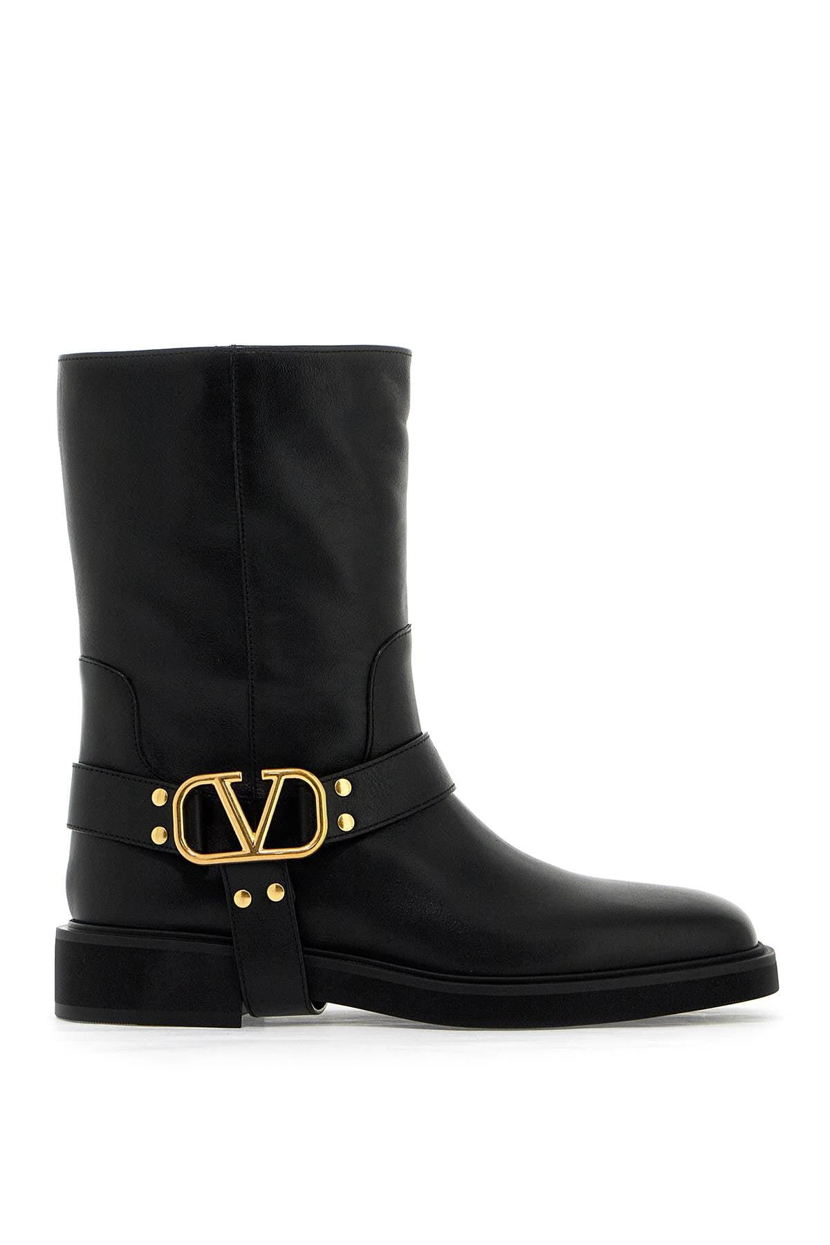 VALENTINO GARAVANI Vlogo Signature Biker Boots for Women