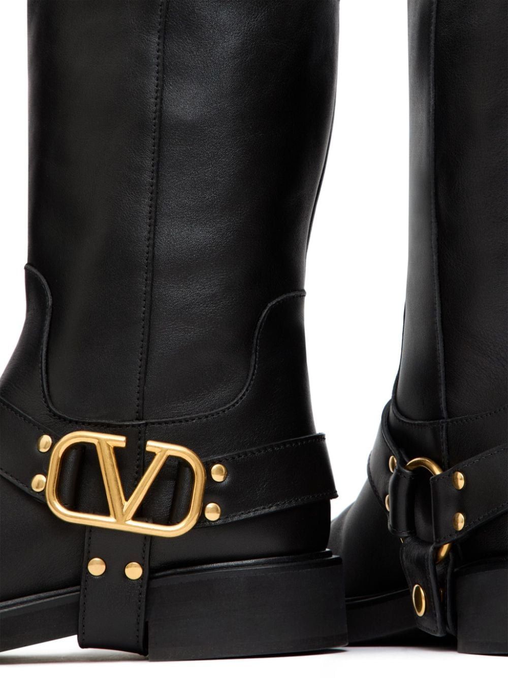 VALENTINO GARAVANI Vlogo Signature Biker Boots for Women